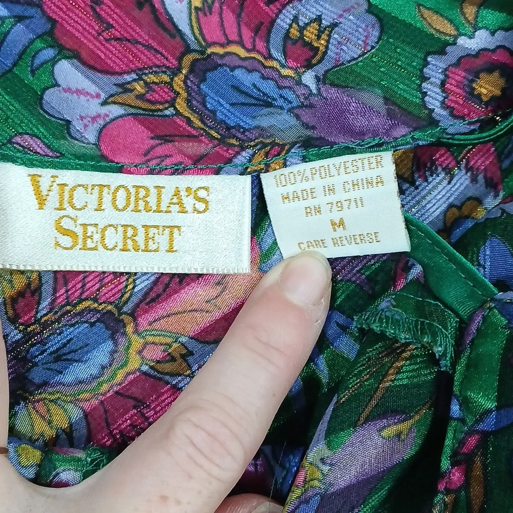 Vintage Victoria’s Secret vintage gold label cropped cami Size Medium - Picture 3 of 4